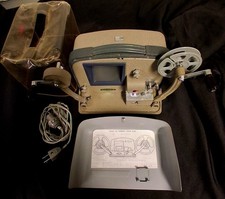 Walz 8mm Movie Editor Model 3 Mint Working W/ Power Cord  Cover Japan MFG