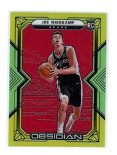 Joe Wieskamp 2021-22 Obsidian Electric Etch Green Yellow Prizm RC /99