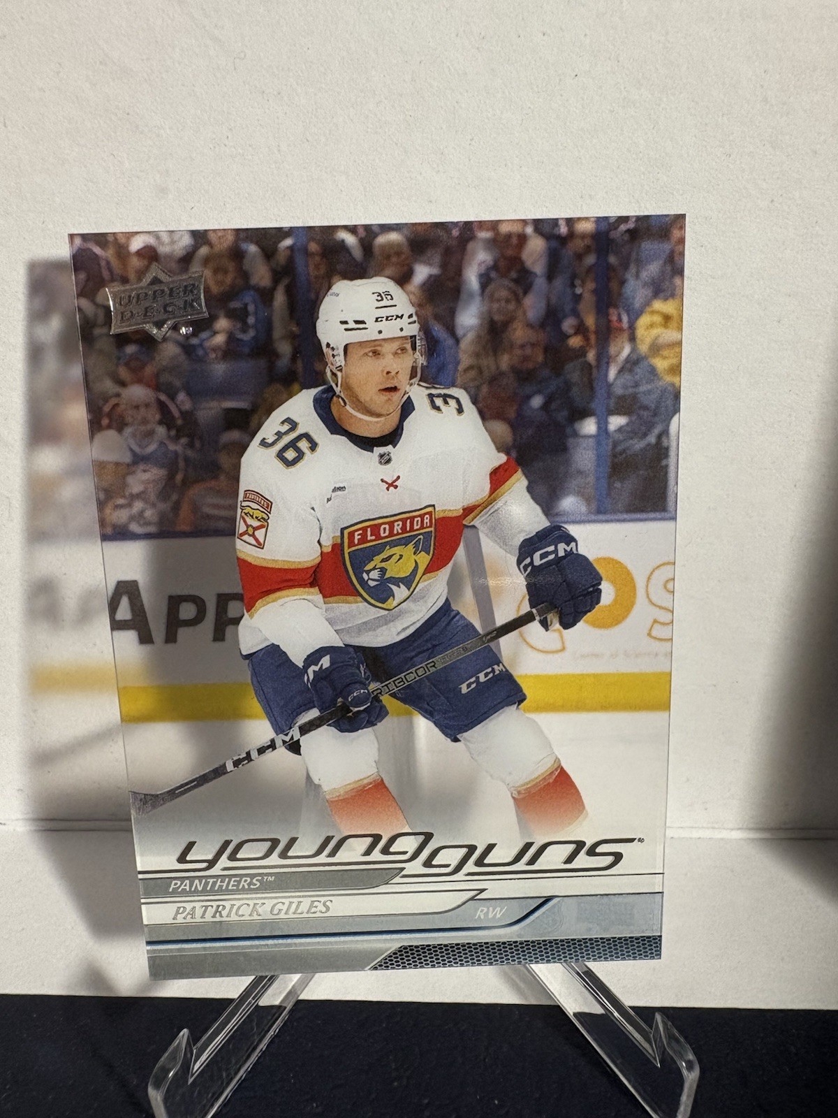 2024-25 Upper Deck Young Guns Clear Cut Patrick Giles Rookie #476 Florida