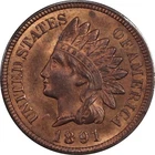 1891 BU Red Details Uncirculated Indian Cent, Full Luster, Starting 99c No Res!