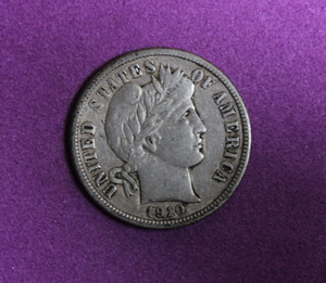 1910-D Barber Dime #P34092