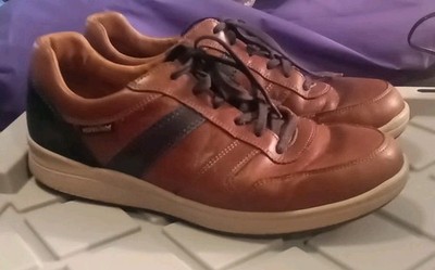 Mephisto Vito Randy 3655 Walking Sneaker  Cognac And Navy Runoff/Air Jets Sze 11