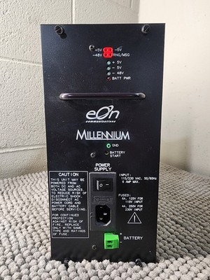 Eon/Cortelco Millennium Phone System POWER SUPPLY 115V/230 VAC 50/60hz