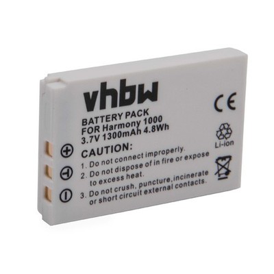 Akku für Logitech Harmony 1000 Remote 1100i Remote Fernbedienung 1300mAh