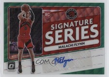 2020-21 Donruss Optic Signature Series Green Wave Prizm Malachi Flynn Auto 16uo