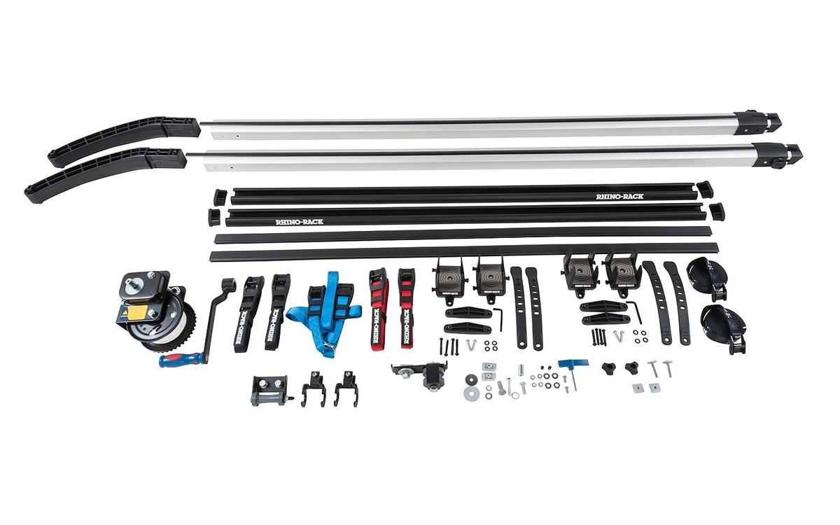 Rhino Rack Nautic Kayak Lifter with Hand Bracke Winch & 26ft