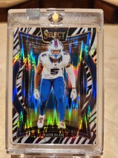 2024 Panini Select - Concourse Kaiir Elam #8 Zebra Prizm SSP Bills CASE HIT!