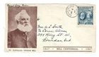 1947 Canada - Brantford, Ont. 4c Alexander Bell FDC FRONT - Odd Cachet Cover