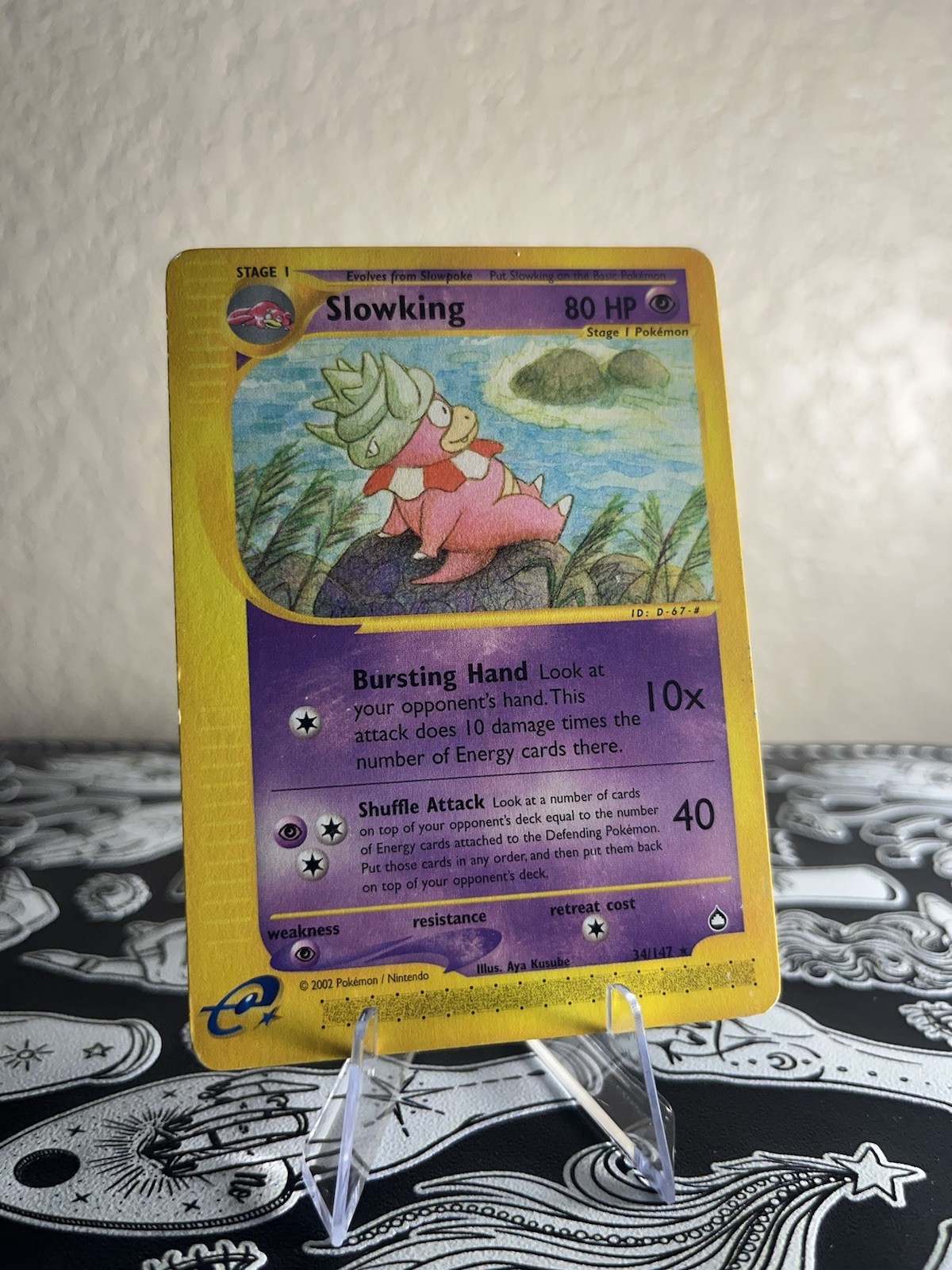 Pokemon TCG: Slowking #34/147 Aquapolis E-Card MP