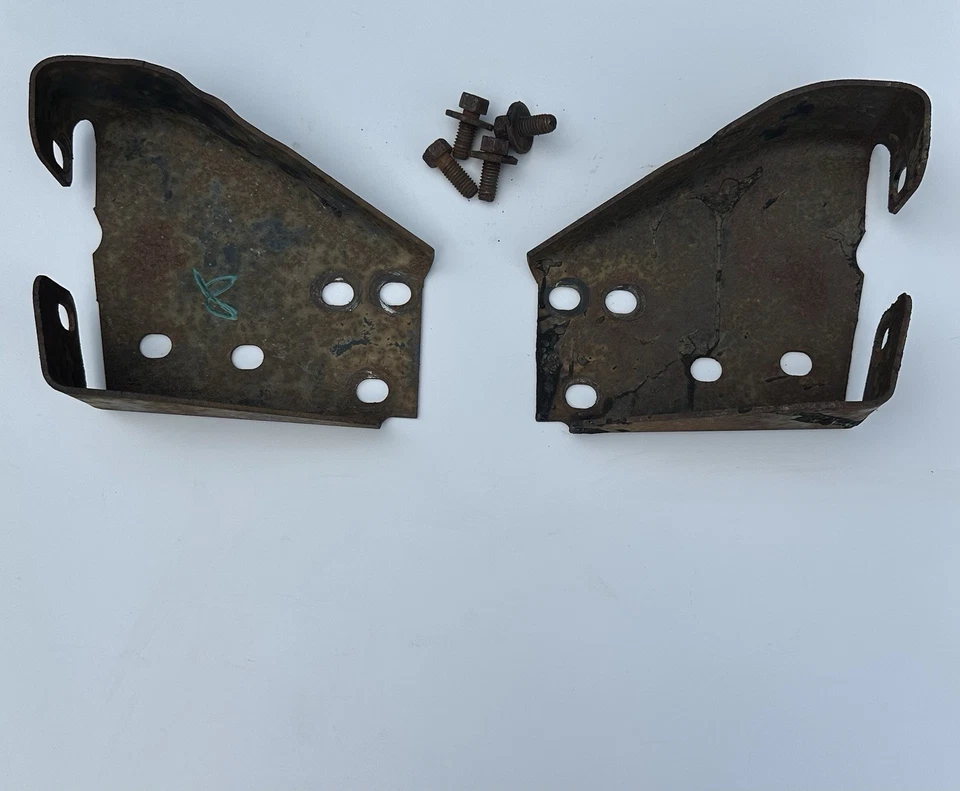 1986-93 Dodge Truck OEM Original Front Bumper Brackets D150 D250 D350 Ramcharger - Image 2 of 4