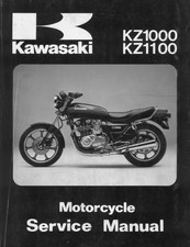 Kawasaki KZ1000 KZ1100 Motorcycle 1981-2002 Service Manual