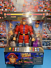 Ultra Street Fighter II M. Bison 6-Inch Scale Action Figure BY JADA TOYS, NEW