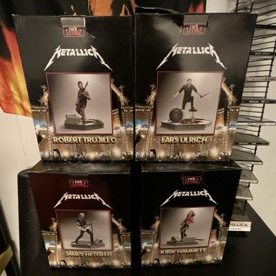Rock Iconz Metallica Boxed Band Member Figure Full Set of 4
