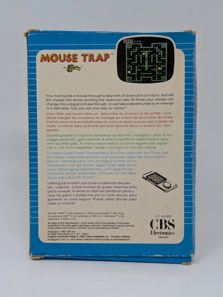 Mouse Trap Pal Variant (Intellivision) - No Manual - Image 2 of 4