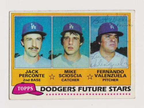 1981 Topps #302 Fernando Valenzuela RC signed autograph ? - read description