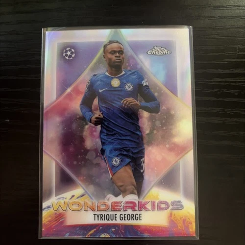 2025-26 Topps Chrome Uefa Club Competitions - Wonderkids Tyrique George #WK-14