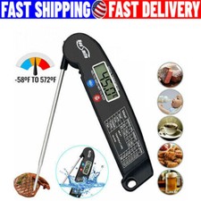 Instant Read Digital Meat Thermometer BBQ Grill Smoker For Kitchen Food Cooking