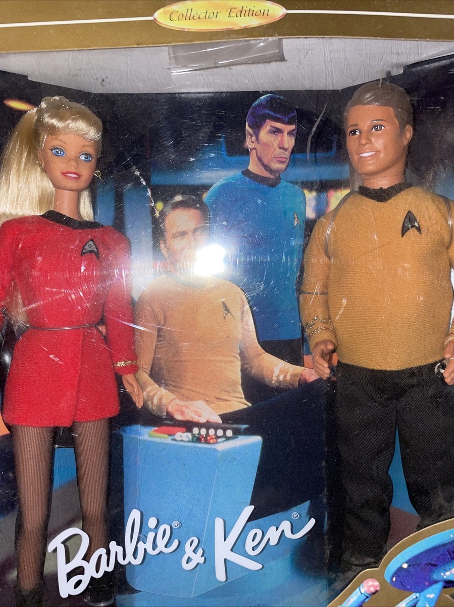 Vintage Barbie and Ken Star Trek Doll Gift Set space collection