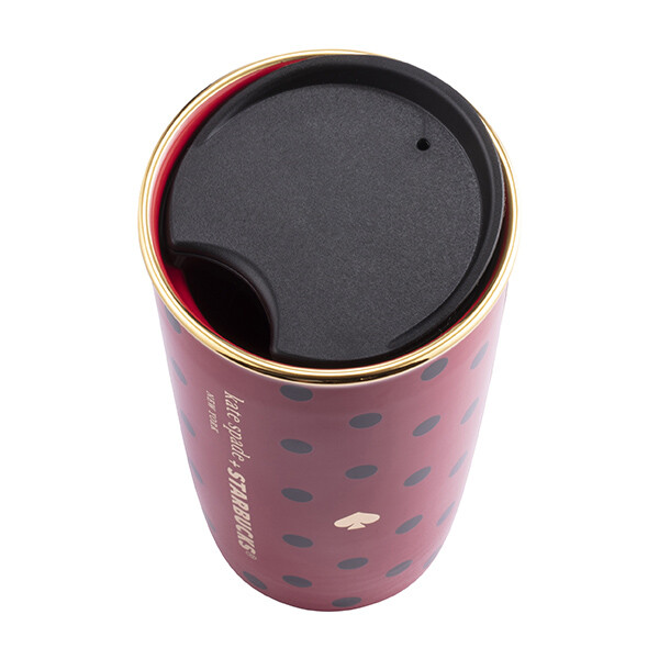 Starbucks Coffee - スターバックス　ステンレスタンブラー kate spade Logo Dots Starbucks x Kate Spade Stainless Steel Cup with Pouch