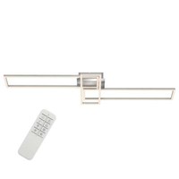 Briloner Cct Led Wand- Und Deckenleuchte Mit Fernbedienung Chrom-Alu