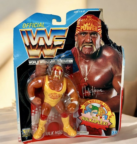 Hulk Hogan Hulkaplex WWF WWE Figure Series 3 Blue ...