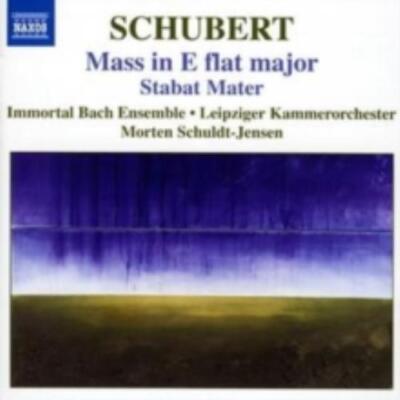 SCHUBERT/IMMORTAL BACH ENSEMBLE/SCHULDT-JENSEN: MASS IN E FLAT MAJOR/STABA (CD.)