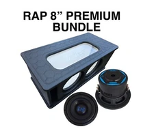 SAVARD SPEAKERS Dual  RAP 8" Premium Speaker Subwoofer Bundle DUAL 2 OHM SUBS