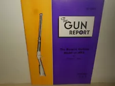 The GUN REPORT Magazine September 1963 COLT PISTOL BURGESS CARBINE MODEL of 1872