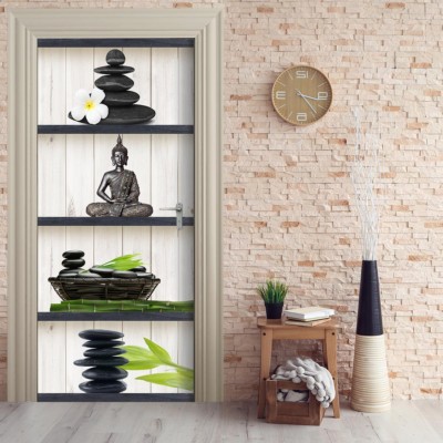 Türtapete selbstklebend TürPoster - ZEN BOARD