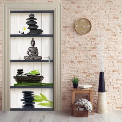 Türtapete selbstklebend TürPoster - ZEN BOARD - Bild 1 von 4