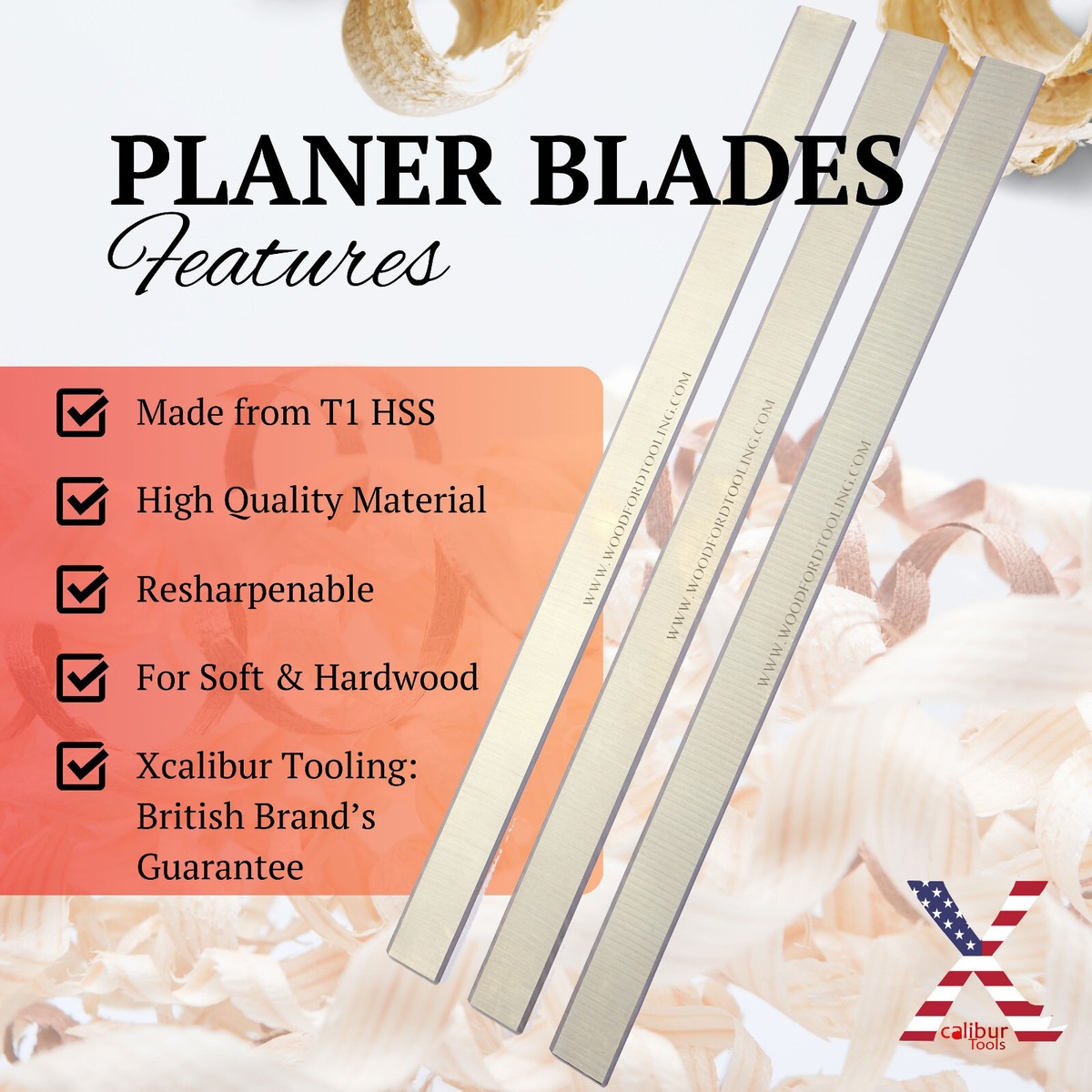 Woodstock D3097 - 20" X 1" X 1/8" HSS Planer Knives, Set Of 4 - View #9