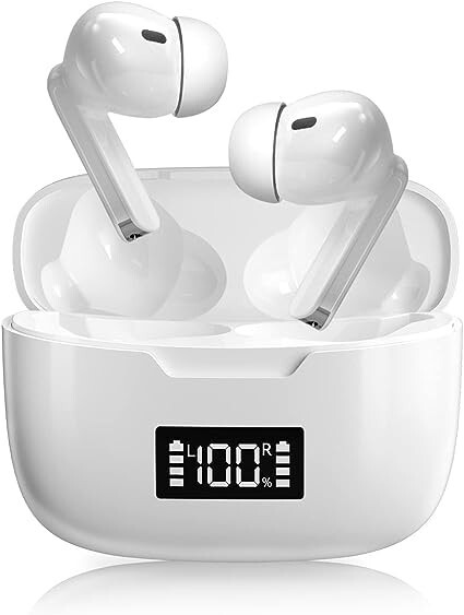 Écouteurs Bluetooth sans fil réduction de bruits et son stéréo HiFi autonomie 24h