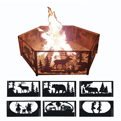 Campfire Ring Cross Lock System Need Order 4 or more (Patterns) to Make a Ring