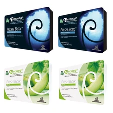 ⭐️⭐️⭐️⭐️⭐️ 2+2 TREEFROG FRESH BOX XTREME FRESH AIR FRESHENER- Black Squash+MELON