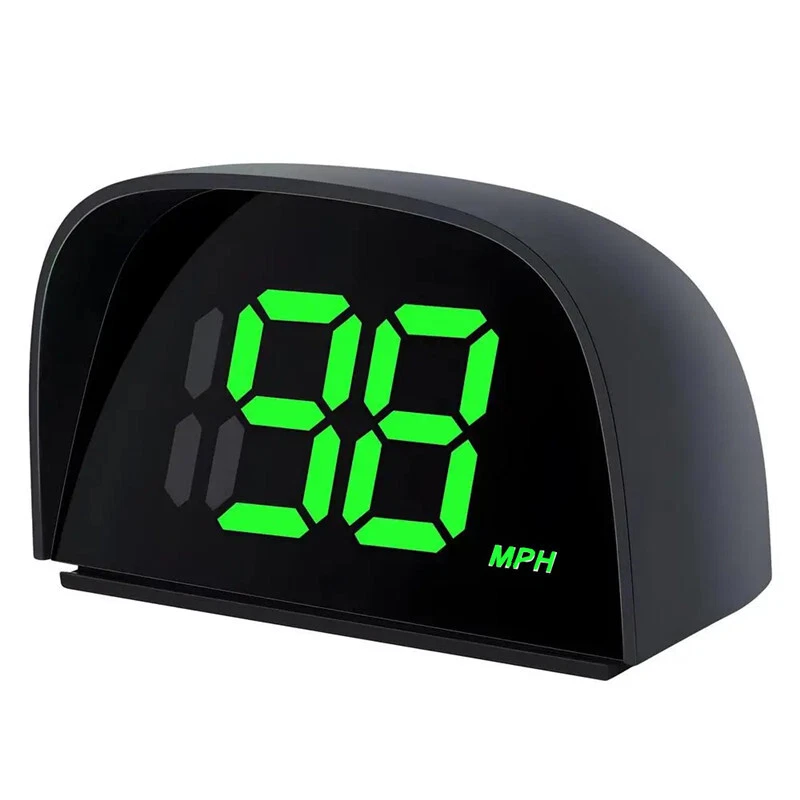 Universal Car Electronics HUD Head Up Display Speedometer Green Big Font Digital - Image 3 of 4