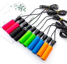 Corda Salto in Acciaio e PVC Allenamento Saltare Fit Boxe Pugilato Vari Colori