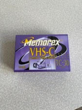 Memorex TC-30 VHS-C TAPE Extra High Grade EHG 30min Compact Video SEALED TC 30