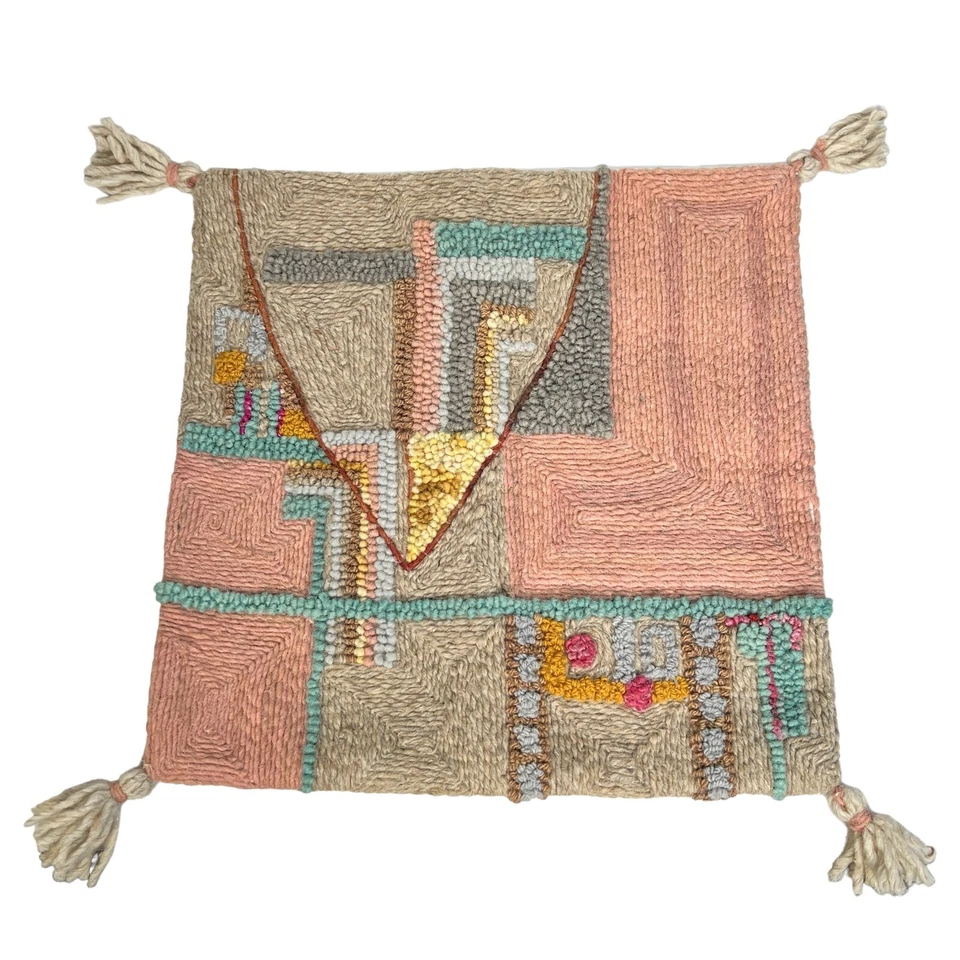 Loloi PLL0018 Soft Blush Tassels Cap Bohemian Pillow Cover Case Size 22"x22" - Image 2 of 4