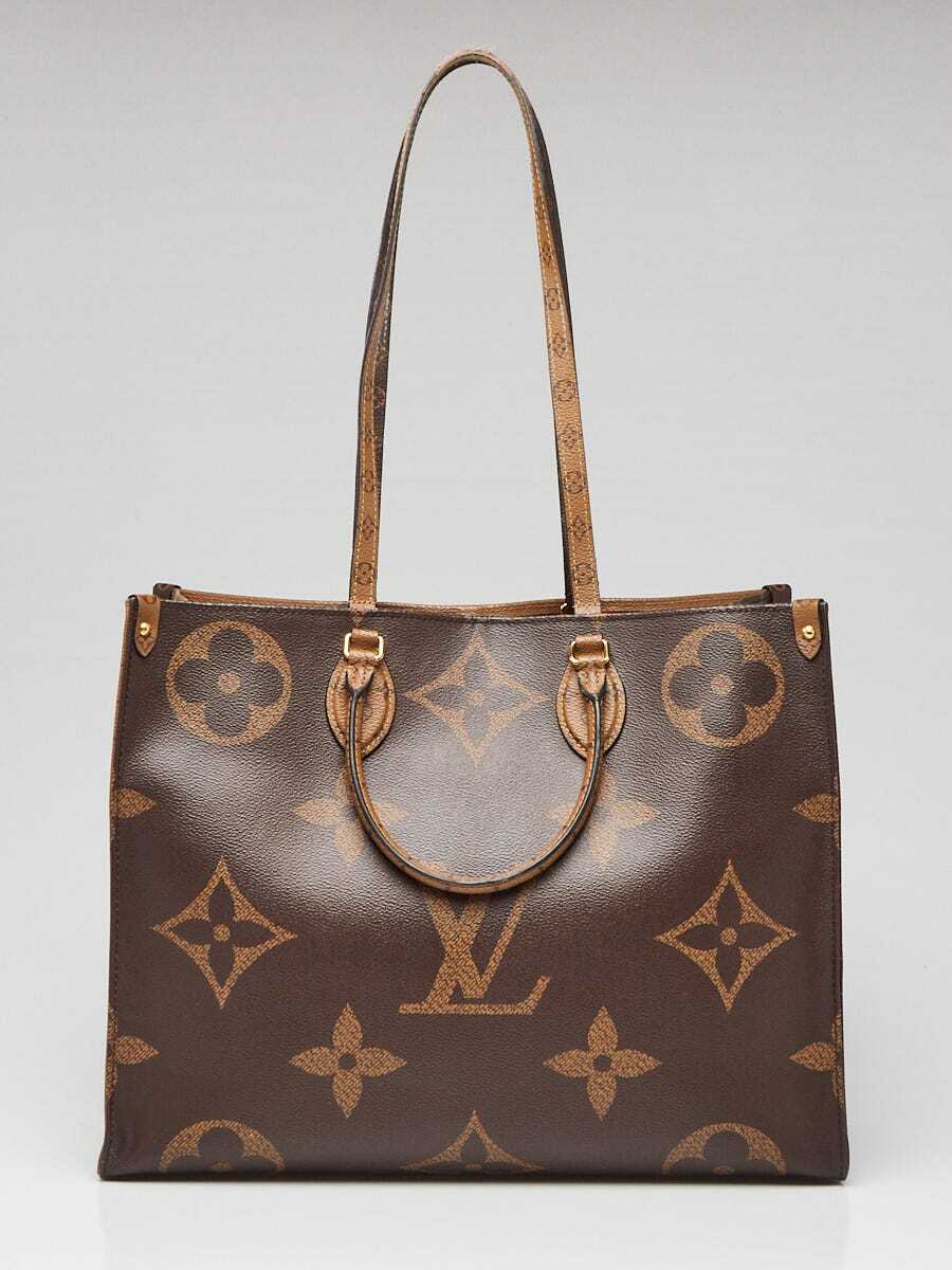 Louis Vuitton Monogram Giant Reverse Canvas Onthego GM Tote