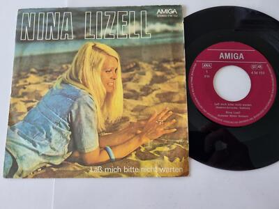 7'' Single Nina Lizell - Lass mich bitte nicht warten Vinyl Amiga