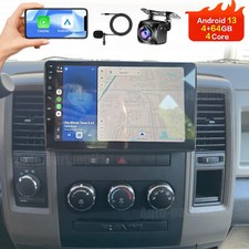 4 64G For 2009-2012 Dodge RAM 1500 2500 3500 Radio Head Unit GPS CarPlay Android