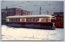 Postcard A 217, Chicago Surface Lines 7001, An experimental car