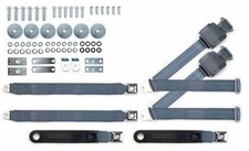 1964-75 Chevygm Truck Blue Shoulder Belt Kit 20 Push Button Buckles Hardware 1964-75 Chevygm Truck Blue Shoulder Belt Kit 20 Push Button Buckles Hardware