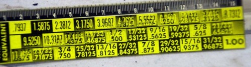Engineers Ruler X-91 and X-91-M (Set of 1 of each) - Picture 2 of 3
