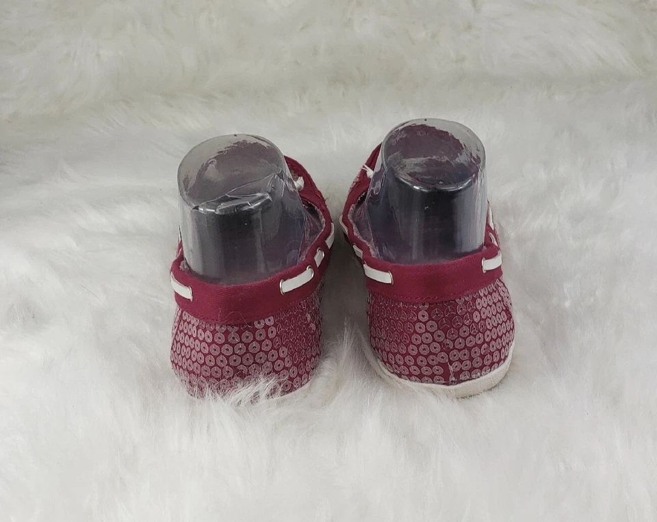 ARIZONA JEAN CO. Purple Sequin Slip On Loafers Womens Size 8 M Foto 3 de 4