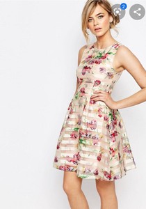 oasis floral skater dress