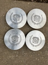 (4) Cadillac cast alloy wheel center caps 6 1/2" OD 1990's    03012402