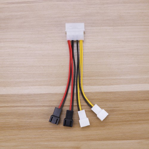 Fan Cable Extender 4-Pin Cable Splitter Cable Pc Fan Extension Cable - Afbeelding 6 van 11