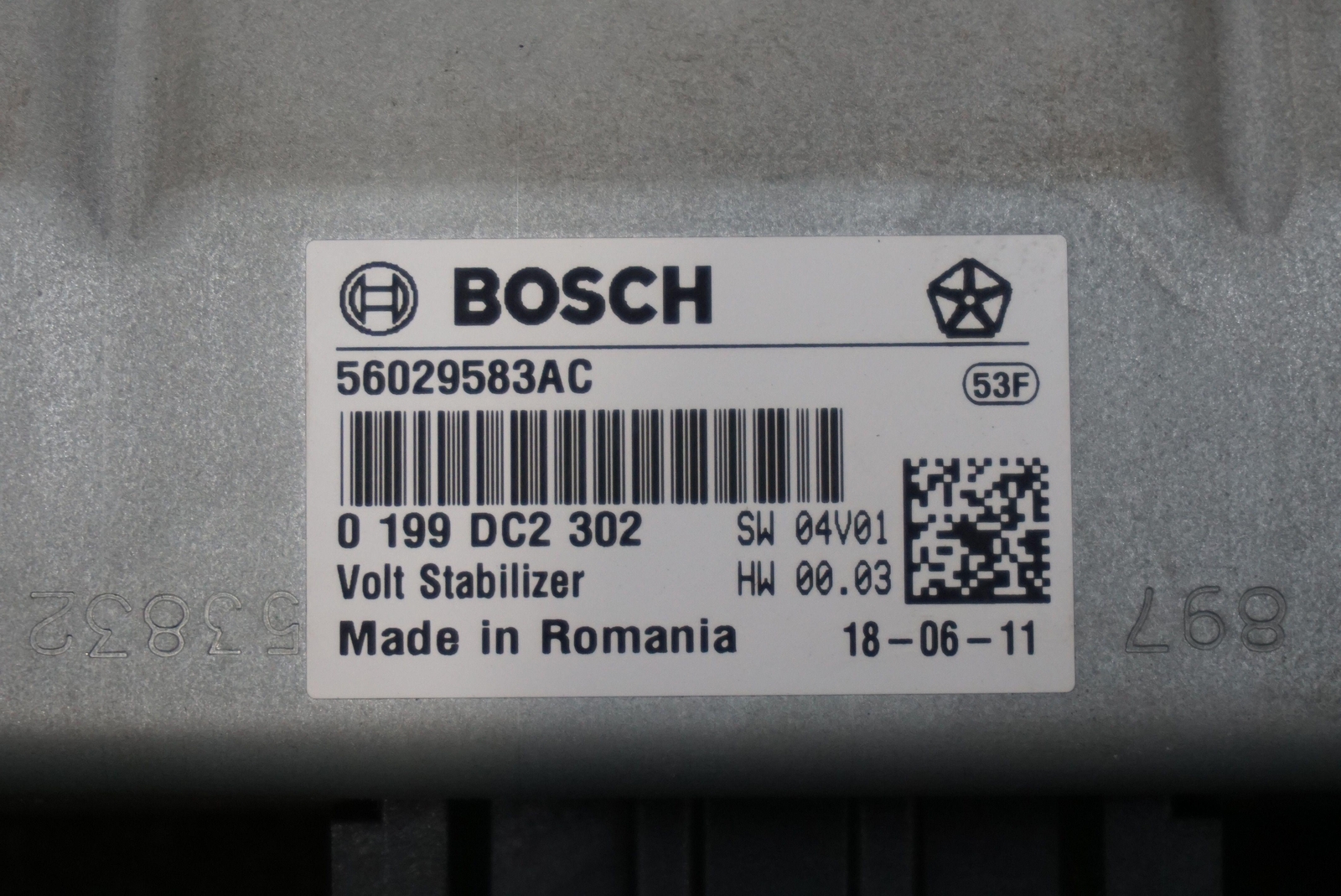 Set 2 Voltage Stabilizer Control Module Unit 56029583 Maserati Ghibli M157 14-24