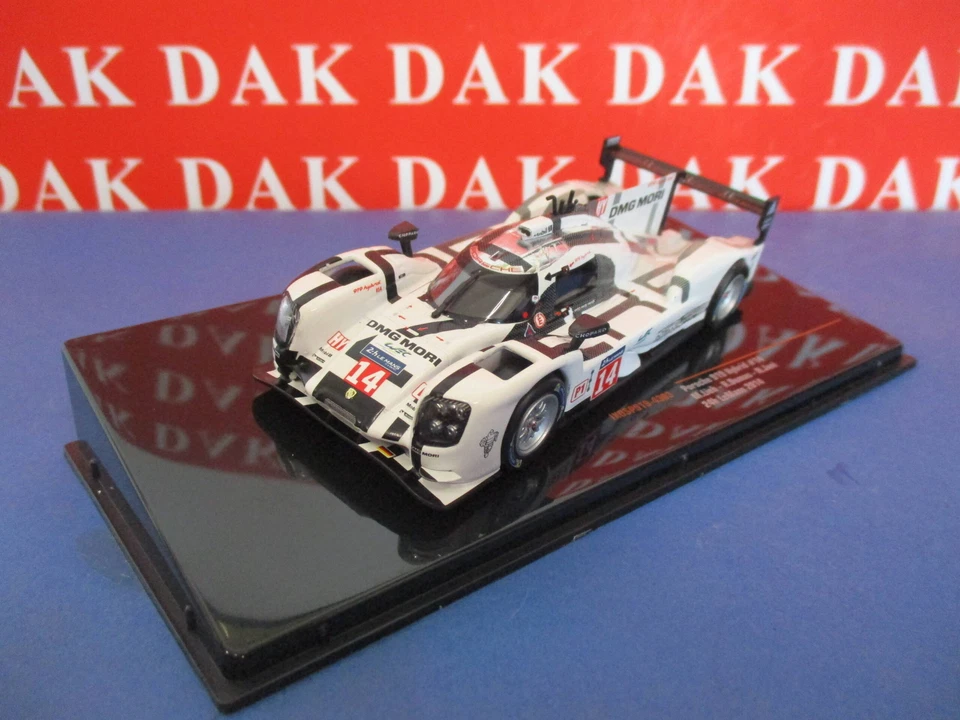 Die cast 1/43 Modellino Auto Porsche 919 Hybrid 24H Le Mans 2014 R. Dumas - Immagine 2 di 4